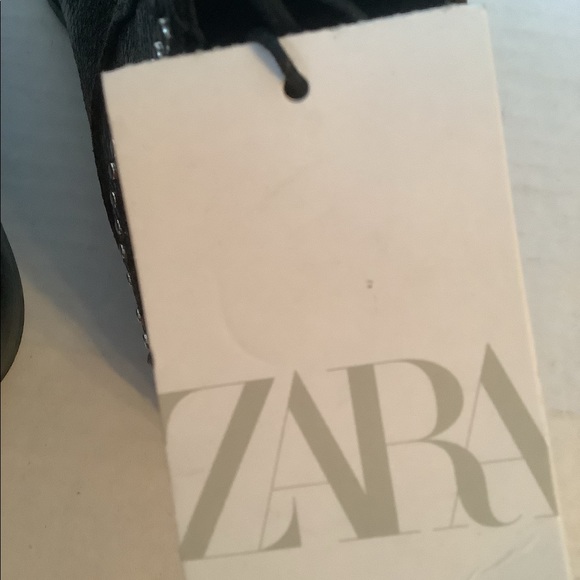 Zara Chelsea Ankle Boot Snakeskin Size 7.5 NEW - Picture 12 of 14
